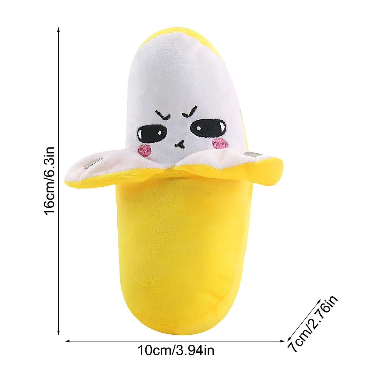 banana rhythm piano interactive dolls Creative Peculiar Music Rhythm Parent-child Interactive Plush Doll Banana Induction Toy
