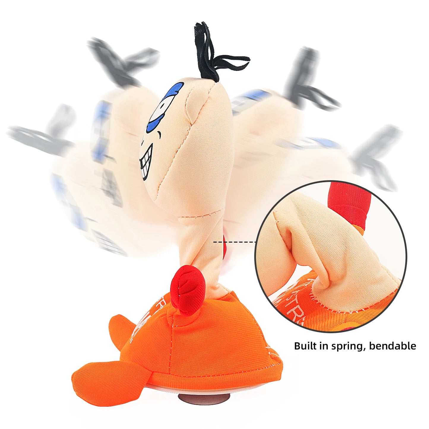 Stress Relief Toys, Desktop Punching Me Doll, Anti Stress Plush Screaming Doll, Comfortable Touching Me Decompress Toys