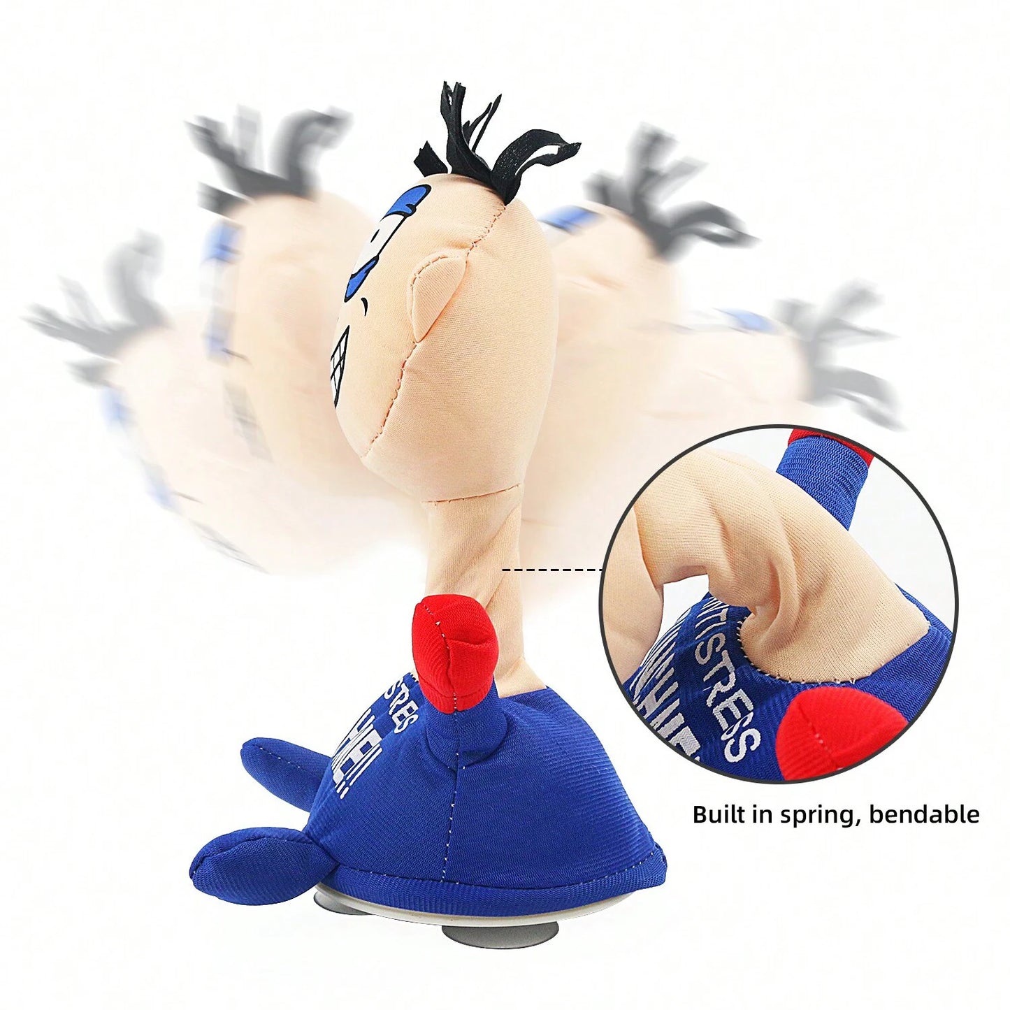Stress Relief Toys, Desktop Punching Me Doll, Anti Stress Plush Screaming Doll, Comfortable Touching Me Decompress Toys