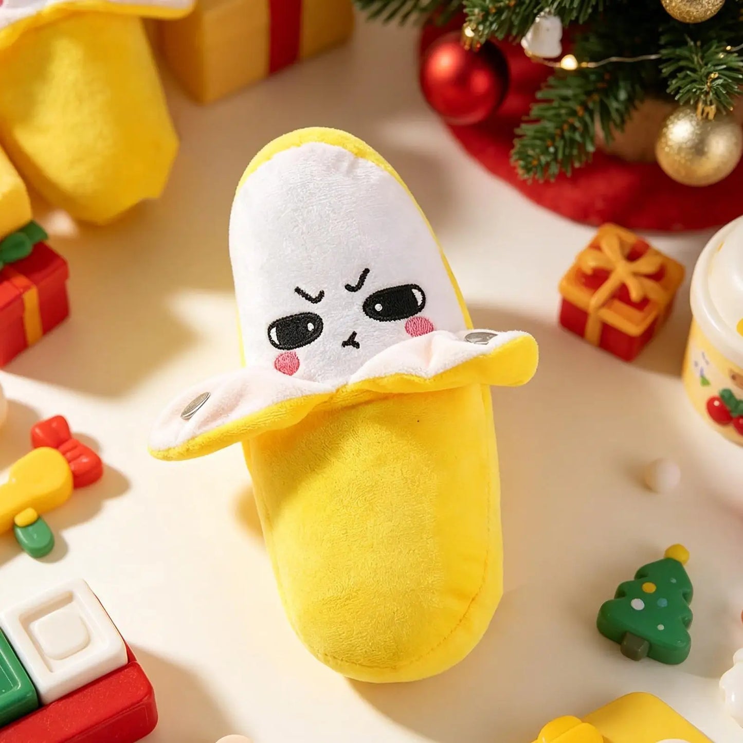 banana rhythm piano interactive dolls Creative Peculiar Music Rhythm Parent-child Interactive Plush Doll Banana Induction Toy