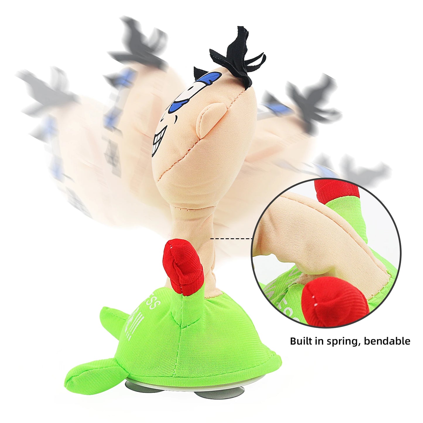 Stress Relief Toys, Desktop Punching Me Doll, Anti Stress Plush Screaming Doll, Comfortable Touching Me Decompress Toys