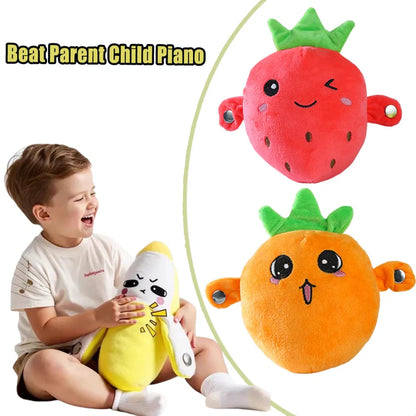 Interactive Sensory Fruit Piano Plush with Fun Sounds and Melodies with 6 Months Warranty!